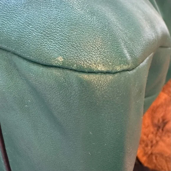 Coach Daisy Emma Jade Soft Leather Shoulder Bag with Navy Interior - Picture 11 of 16